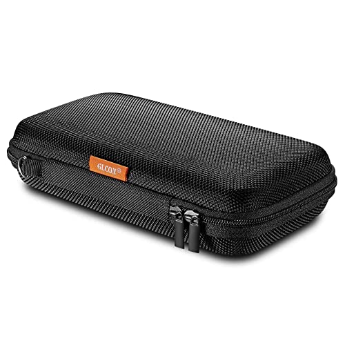GLCON Portable Protection Hard EVA Case for External Battery,Cell Phone,GPS,Hard Drive,USB Charging Cable,Carrying Bag Mesh Inner Pocket,Zipper Enclosure,Universal Travel Pouch Bag