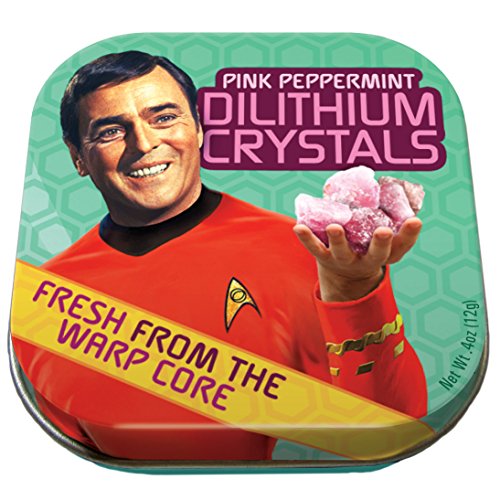 The Unemployed Philosophers Guild Star Trek Dilithium Crystal Breath Mints, 1 Tin, Net Wt .4oz (12g)