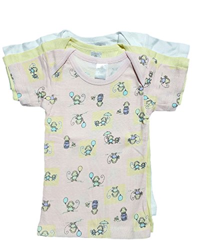 Daydreamers Baby Girl Cotton Short Sleeve T-Shirt Print - 3 Pack