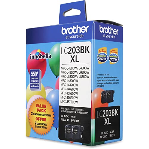 Brother Ink Refills, Black (LC2032PKS)