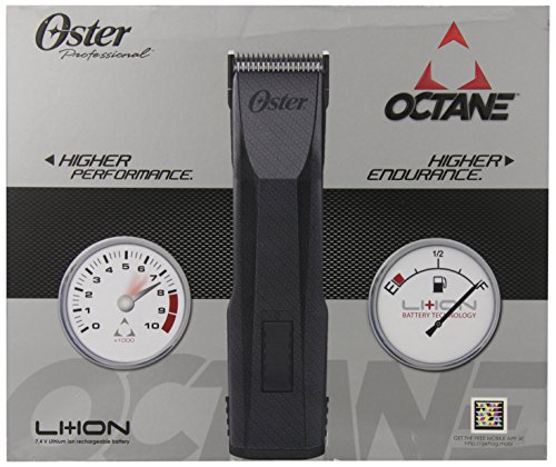 Oster Professional 76550-00 Octane Cordless Clipper, Gray, 1 Count