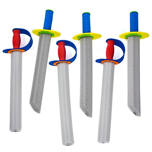 Tigerdoe Foam Swords - 6 Pack Toy Swords - Warrior Sword Toy For Children - Kids Ninja Swords - Christmas Stocking Stuffers