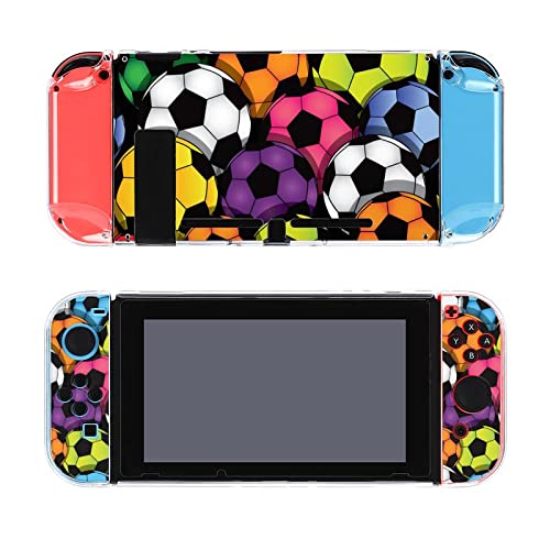 AoHanan Soccer Seamless Texture Switch Screen Protector Cover Full Accessories Switch Game Case Protection Skin for Switch Console and Joy-Cons