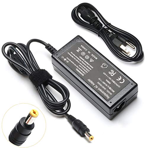 65W AC Laptop Charger Adapter for Acer Aspire 5250 5253 5336 5349 5517 5532 5534 5552 5560 5733 5742 5749 5750 7560 4830T 5732Z 5733Z 5734Z 5750Z SB416 AS7750 V5 V7 V3 R3 R7 S3 E1 M5 Power Supply Cord