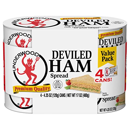 Underwood Deviled Ham Spread, 4.25 Ounce (Pack of 4)