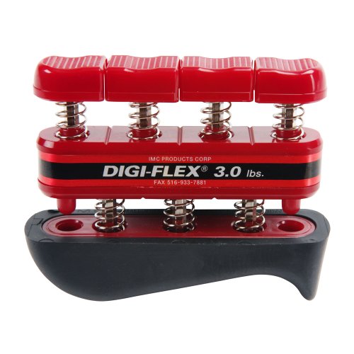 Digi-Flex-10-0741 Cando Hand and Finger Exercise System Red, 3 lbs Resistance
