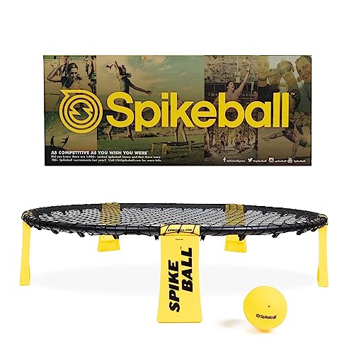Spikeball The Original Kit 1-Ball - Outdoor Sports, Family, & Yard Games - Includes 1 Ball, 1 Net, Drawstring Bag & Rules