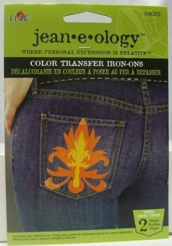 Jeaneology Iron-Ons-Distressed Flame