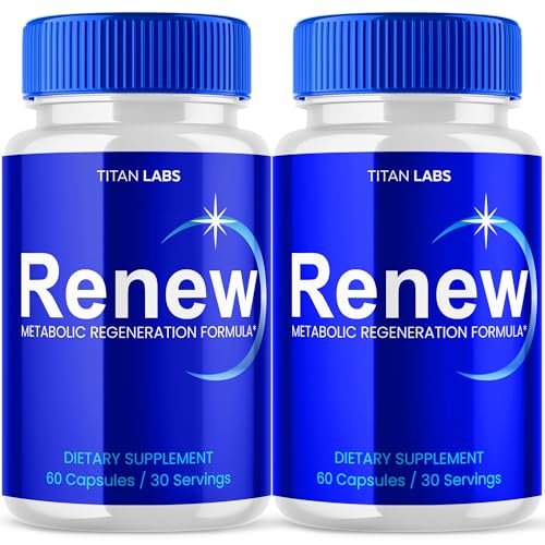 (2 Pack) Renew Capsules, Renew Pills, Renew Capsules Advanced Formula, Renew All Natural Support Formula, Renew Vitamins (120 Capsules)