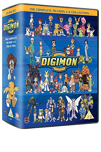 Digimon Complete Series DVD Collection Season 1-4 Box Set