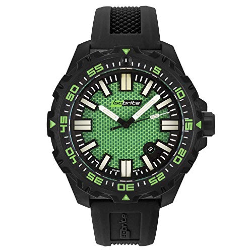 Isobrite Afterburner Series Green Dial Watch ISO4002