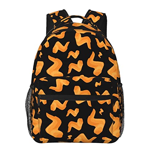 Uniwneds Fried Chicken Legs Pattern Bags Backpack For Women Men Travel Bag Large Capacity Casual Daypack Bookbag Laptop Business Backpacks Holder Gifts For Adults 16 Inches