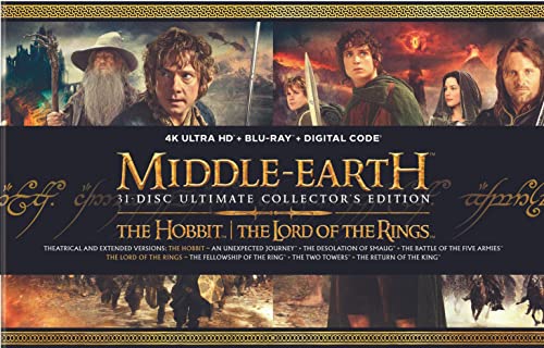 Middle Earth 6-Film Ultimate Collector's Edition (4K Ultra HD + Blu-ray + Digital) [4K UHD]