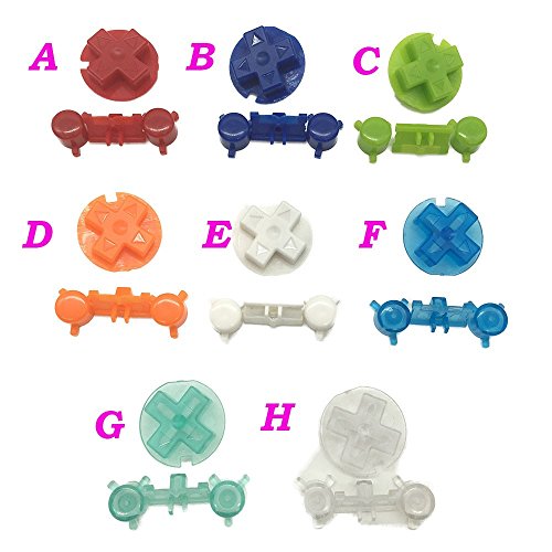 Replacement Full Button Keypad A B Direction Cross Buttons for Gameboy Pocket GBP (E)