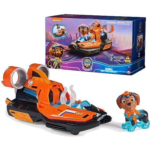 Paw Patrol: The Mighty Movie, Toy Jet Boat with Zuma Mighty Pups Action Figure, Lights and Sounds, Kids Toys for Boys & Girls 3+