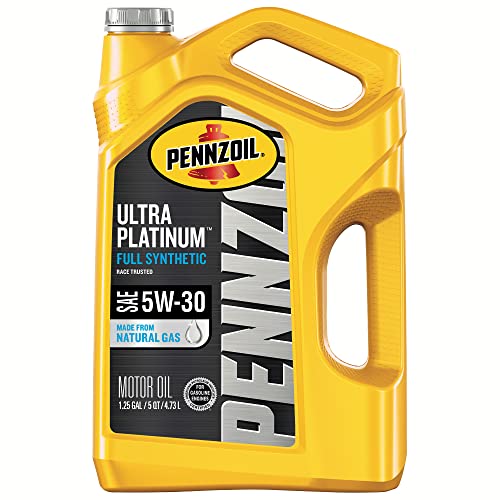 Pennzoil Ultra Platinum Full Synthetic 5W-30 Motor Oil (5-Quart, Single Pack)