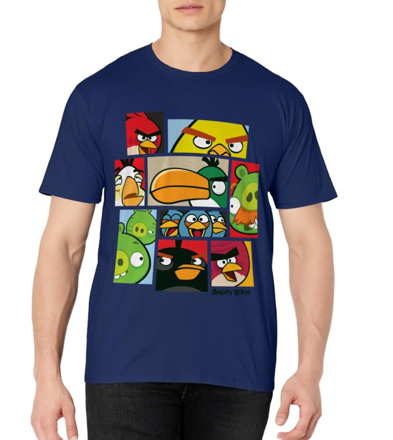 Angry Birds Collage Official Merchandise T-Shirt