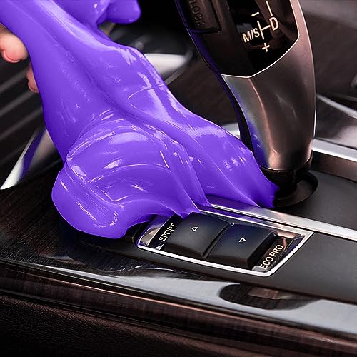 PULIDIKI Cleaning Gel for Car Detailing Putty Car Putty Auto Detail Tools Car Interior Cleaner Car Cleaning Slime Car Crevice Cleaner Car Accessories Keyboard Cleaner Purple