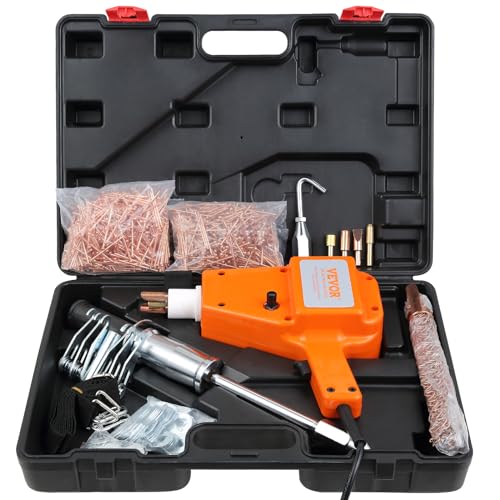 VEVOR Stud Welder Kit, 5500 Stud Welder Dent Repair Kit, 800VA Spot Welder Stud, 110V Welder Stud Kit, Stud Gun Dent Puller Kit with Complete Accessories, Dent Welder Repair for Auto Body Repairing