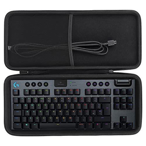co2CREA Hard Travel Case Replacement for Logitech G915 TKL Tenkeyless Lightspeed Wireless RGB Mechanical Gaming Keyboard (for G915 TKL)