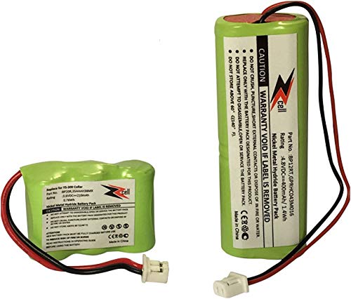 ZZcell 2-Pack Bundle Battery Replacement for Dogtra Transmitter BP12RT and Receiver BP20R, 280NCP, 300M, 302M, YS500