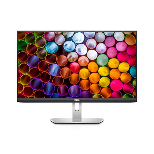 Dell S2421HS Full HD 1920 x 1080, 24-Inch 1080p LED, 75Hz, Desktop Monitor with Adjustable Stand, 4ms Grey-to-Grey Response Time, AMD FreeSync, IPS Technology, HDMI, DisplayPort, Silver, 24.0' FHD