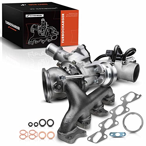 A-Premium Complete Turbo Turbocharger with Gasket Kit Compatible with Chevy Chevrolet Cruze 2011-2019 & Sonic 2012-2020 & Trax 2013-2021 & Buick Encore 2013-2021 1.4L Replace# 55565353
