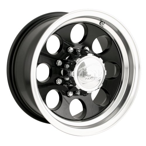 Ion Alloy 171 Black Wheel with Machined Lip (16x10'/8x170mm)