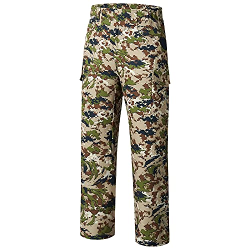 BASSDASH Invis Men’s Stretch Hunting Pants Water Resistant Camo Fishing Pant