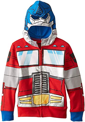 Transformers boys Transformers Costume novelty hoodies, Red, 4T US