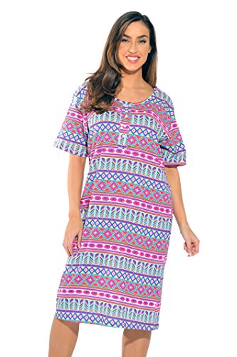 Just Love 4360-R-10070-XL Short Sleeve Nightgown/Sleep Dress for Women/Sleepwear