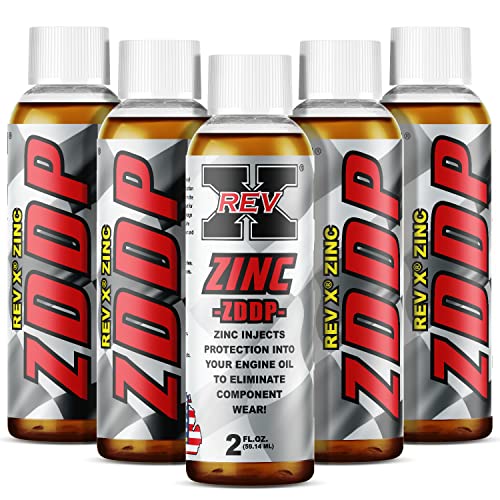 REV X ZDDP Oil Additive - Zinc & Phosphorus (5 Pack)