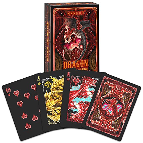 HAAKUN Dragon Playing Cards Magical Animal Card Board Games Play Poker Deck