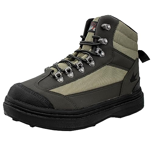FROGG TOGGS Mens Felt Or Cleated Hellbender Fishing Wading Boot, Cleated, 11 US