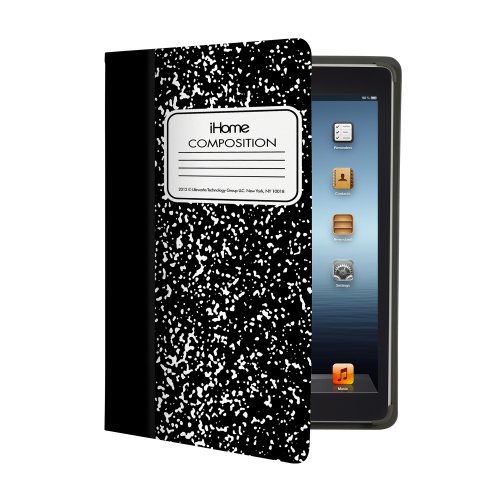 iHome | Composition Notebook - Folio Case for iPad Mini - Black