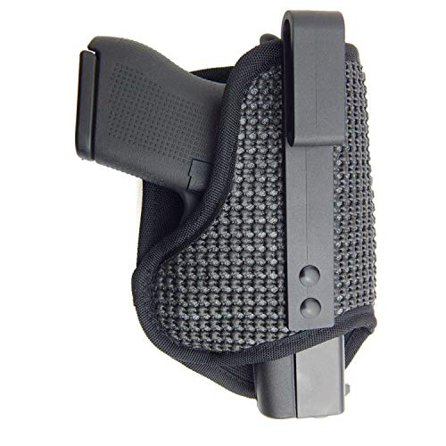 IWB Push Draw Belt Clip Concealment Holster for Gun Concealed Carry | Inside Waistband Conceal Carry Belt Holsters | Made in USA | Active Pro Gear (M Size, Right)