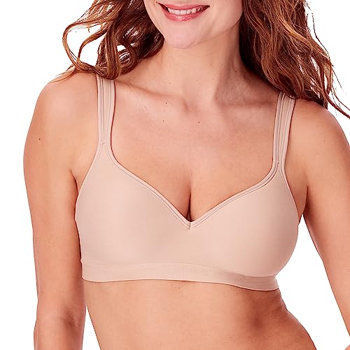 Bali Women's Comfort Revolution Wire Free Bra, Nude,34C