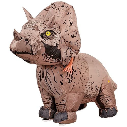 Inflatable Dinosaur Costume, Triceratops, Standard