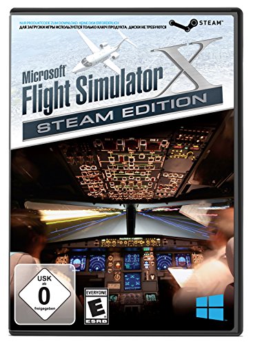 Microsoft Flight Simulator X: Steam Edition for PC - Windows (select)(Boxed Steam Code)-Downloadable Product Code Only: No Disc Required