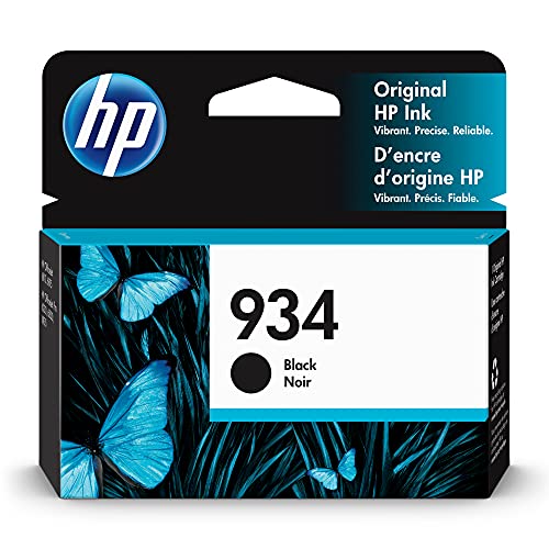 HP 934 Black Ink Cartridge | Works with HP OfficeJet 6810; OfficeJet Pro 6230, 6830 Series | C2P19AN