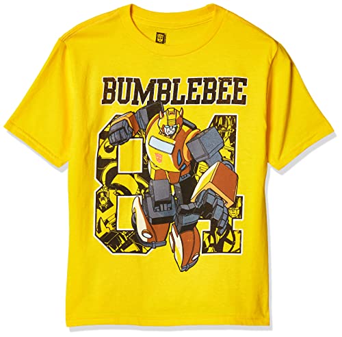 Transformers Little Boys' Bumblebee '84 Boys Tee, Yellow, 7
