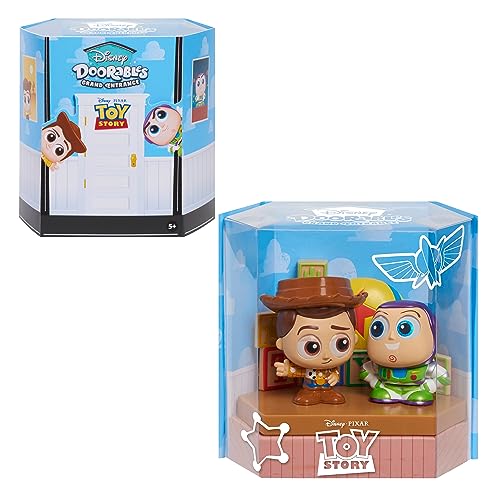 Just Play New Grand Entrance 3-inch Collectible Figures Buzz Lightyear and Woody, Officially Licensed Kids Toys for Ages 5 Up, Amazon Exclusive