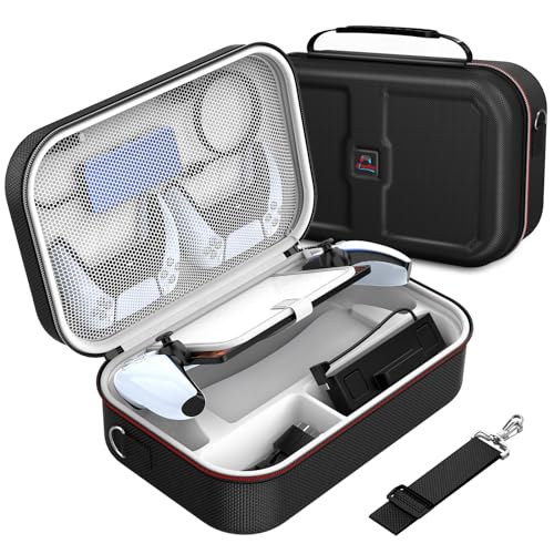 HEYSTOP PS5 Portal Case, Carrying Case for PlayStation Portal Remote Player, Large Capacity Storage Case for Sony PlayStation5 Portal & All Accessories, Great for Travel and Home Storage, Black