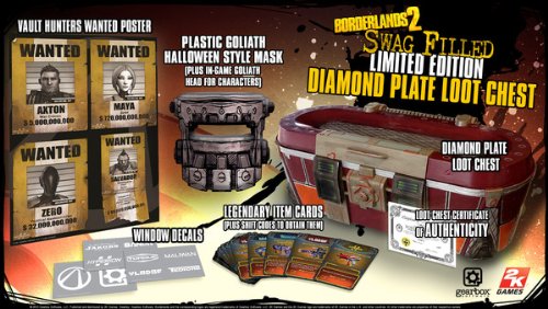 Borderlands 2 Swag Filled Diamond Plate Loot Chest Limited Edition