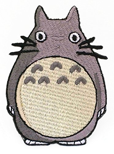 Écusson brodé Mon voisin Totoro/My Neighbor Totoro (8 cm) à repasser/coudre sur badge Costume Déguisement Anime Cosplay