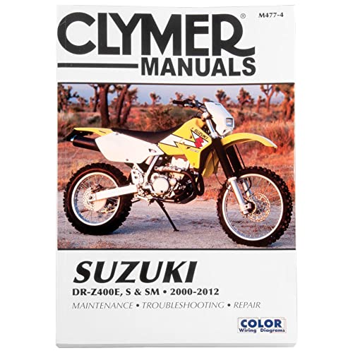 Clymer Repair Manuals for Suzuki DR-Z 400 2000-2004