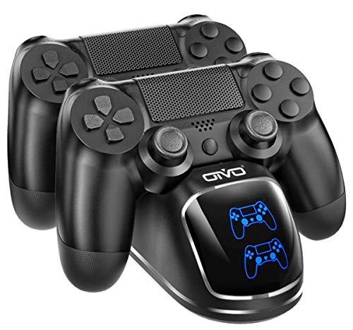 PS4 Controller Charger Dock Station, OIVO 1.8Hrs PS4 Controller Charging Dock, Charging Station Replacement for Playstation 4 Dualshock 4 Charger