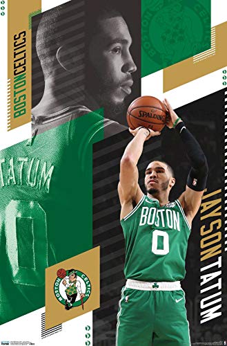 Trends International NBA Boston Celtics - Jayson Tatum 19 Wall Poster, 22.375' x 34', Unframed Version