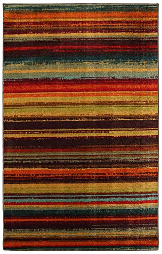 Mohawk Home Boho Stripe 7' 6' x 10' Area Rug - Multicolor - Perfect for Living Room, Dining Room, Office