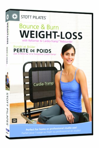 STOTT PILATES Bounce and Burn Weight-Loss with Reformer and Cardio-Tramp Rebounder (English/French)